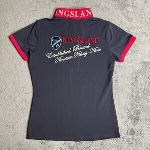 Kingsland Women's Polo Shirt Rachel Riding Equestrian Blue Size L